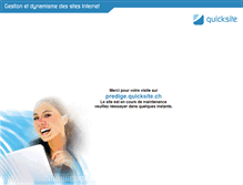 Tablet Screenshot of predige.quicksite.ch